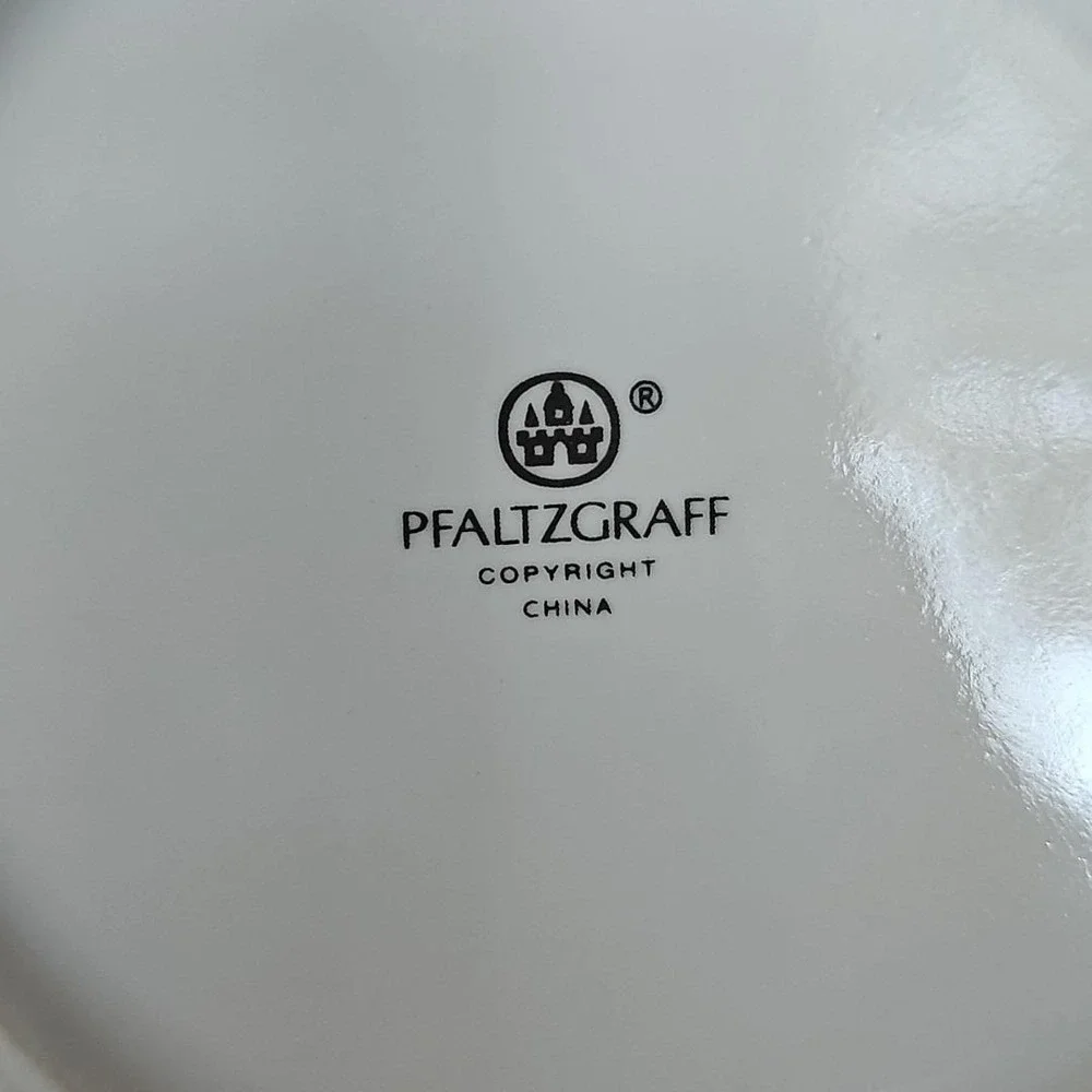 1998 Pfaltzgraff Winterberry Dip Serving Set Bowl & Spreader w/ Box Vtg 1770